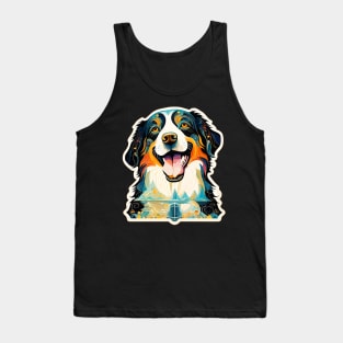 Whose a Happy Dog Smiling Puppy Tank Top